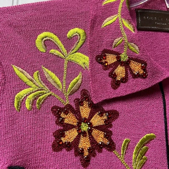 Double D Ranch Yoakum Texas Cardigan Sweater M Western - Picture 3 of 9